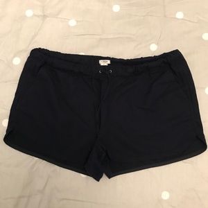 J Crew Factory - navy drawstring short